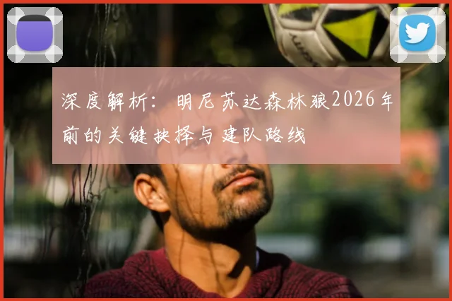 深度解析：明尼苏达森林狼2026年前的关键抉择与建队路线